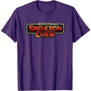 imageStar Wars Skeleton Crew Distressed Vintage Patch TShirtPurple