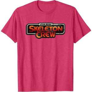 imageStar Wars Skeleton Crew Distressed Vintage Patch TShirtRed Heather