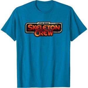 imageStar Wars Skeleton Crew Distressed Vintage Patch TShirtSapphire Blue