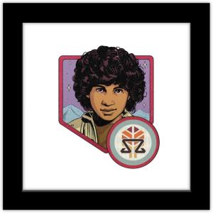 imageTrends International Gallery Pops Star Wars Skeleton Crew  Wim Illustrated Badge Wall Art 12quot x 12quot Gallery Pops Wall Art Unframed VersionBlack Framed Version