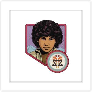 imageTrends International Gallery Pops Star Wars Skeleton Crew  Wim Illustrated Badge Wall Art 12quot x 12quot Gallery Pops Wall Art Unframed VersionWhite Framed Version