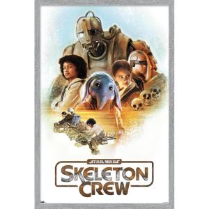 imageTrends International Star Wars Skeleton Crew  Crew Wall Poster 34L x 224W Premium Unframed VersionGray Framed Version