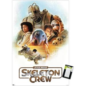 imageTrends International Star Wars Skeleton Crew  Crew Wall Poster 34L x 224W Premium Unframed VersionPremium Poster  Mount Bundle