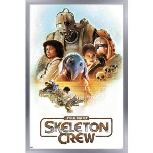 imageTrends International Star Wars Skeleton Crew  Crew Wall Poster 34L x 224W Premium Unframed VersionSilver Framed Version