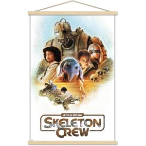 imageTrends International Star Wars Skeleton Crew  Crew Wall Poster with Magnetic Frame 2237quot x 3400quot Premium Print and White Hanger BundlePremium Print and Beechwood Hanger Bundle
