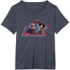 imageStar Wars Skeleton Crew Destination Unknown Retro Line Up TShirtHeather Blue