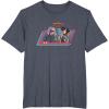 imageStar Wars Skeleton Crew Destination Unknown Retro Line Up TShirtHeather Blue