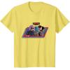 imageStar Wars Skeleton Crew Destination Unknown Retro Line Up TShirtLemon Yellow