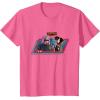 imageStar Wars Skeleton Crew Destination Unknown Retro Line Up TShirtPink Heather