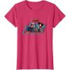imageStar Wars Skeleton Crew Destination Unknown Retro Line Up TShirtRed Heather