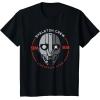 imageStar Wars Skeleton Crew SM33 Intrepid Droid Center Stamp TShirtBlack