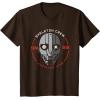 imageStar Wars Skeleton Crew SM33 Intrepid Droid Center Stamp TShirtBrown
