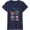 imageStar Wars Skeleton Crew Vintage Character Box Ups TShirtNavy Blue