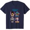 imageStar Wars Skeleton Crew Vintage Character Box Ups TShirtNavy Blue