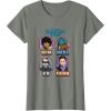 imageStar Wars Skeleton Crew Vintage Character Box Ups TShirtOlive Heather