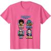 imageStar Wars Skeleton Crew Vintage Character Box Ups TShirtPink Heather