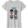 imageStar Wars Skeleton Crew Vintage Character Box Ups TShirtSilver Grey