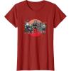 imageStar Wars Visions Anime The Duel Samurai Aliens and Droids TShirtCranberry Red