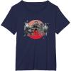 imageStar Wars Visions Anime The Duel Samurai Aliens and Droids TShirtNavy Blue