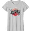 imageStar Wars Visions Anime The Duel Samurai Aliens and Droids TShirtSilver Grey
