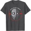 imageStar Wars Skeleton Crew SM33 Intrepid Droid Center Stamp TShirtDark Heather Grey