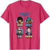 imageStar Wars Skeleton Crew Vintage Character Box Ups TShirtRed Heather