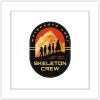 imageTrends International Gallery Pops Star Wars Skeleton Crew  Crew Badge Wall Art 12quot x 12quot Gallery Pops Wall Art Unframed VersionWhite Framed Version