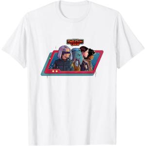imageStar Wars Skeleton Crew Destination Unknown Retro Line Up TShirtWhite