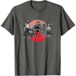 imageStar Wars Visions Anime The Duel Samurai Aliens and Droids TShirtAsphalt Grey