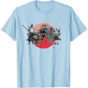 imageStar Wars Visions Anime The Duel Samurai Aliens and Droids TShirtBaby Blue