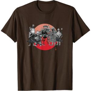 imageStar Wars Visions Anime The Duel Samurai Aliens and Droids TShirtBrown