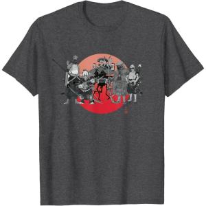 imageStar Wars Visions Anime The Duel Samurai Aliens and Droids TShirtDark Heather Grey