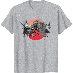 imageStar Wars Visions Anime The Duel Samurai Aliens and Droids TShirtHeather Grey
