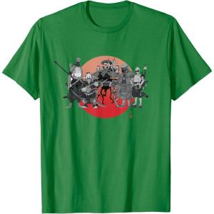 imageStar Wars Visions Anime The Duel Samurai Aliens and Droids TShirtKelly Green