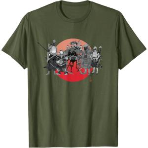 imageStar Wars Visions Anime The Duel Samurai Aliens and Droids TShirtOlive Green