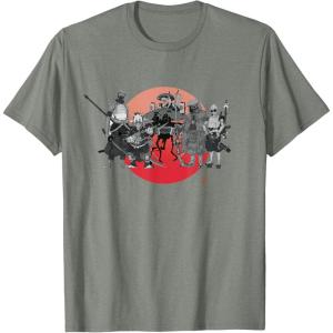 imageStar Wars Visions Anime The Duel Samurai Aliens and Droids TShirtOlive Heather