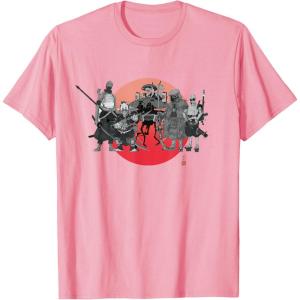 imageStar Wars Visions Anime The Duel Samurai Aliens and Droids TShirtPink