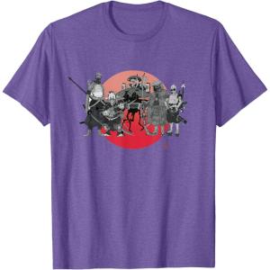 imageStar Wars Visions Anime The Duel Samurai Aliens and Droids TShirtPurple Heather