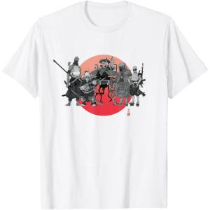 imageStar Wars Visions Anime The Duel Samurai Aliens and Droids TShirtWhite
