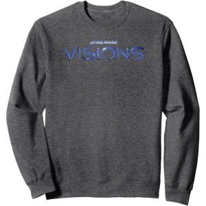 imageStar Wars Visions Title Logo SweatshirtDark Heather Grey