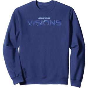 imageStar Wars Visions Title Logo SweatshirtNavy Blue