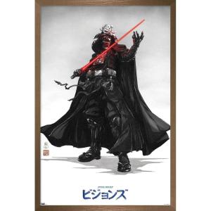 imageTrends International Star Wars Visions  Vader Wall Poster 34L x 224W Premium Unframed VersionBronze Framed Version