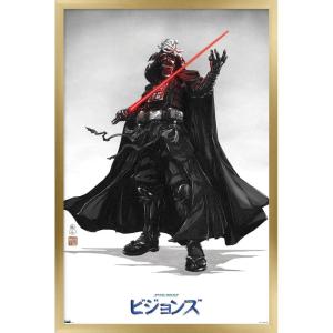 imageTrends International Star Wars Visions  Vader Wall Poster 34L x 224W Premium Unframed VersionGold Framed Version