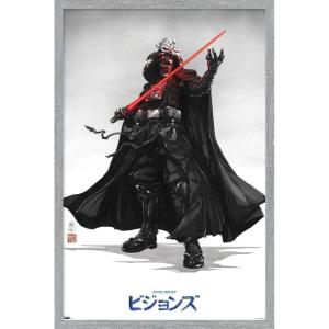 imageTrends International Star Wars Visions  Vader Wall Poster 34L x 224W Premium Unframed VersionGray Framed Version