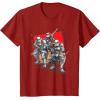 imageStar Wars Visions Anime The Duel Samurai Stormtrooper Trio TShirtCranberry Red