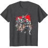 imageStar Wars Visions Anime The Duel Samurai Stormtrooper Trio TShirtDark Heather Grey