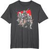 imageStar Wars Visions Anime The Duel Samurai Stormtrooper Trio TShirtDark Heather Grey