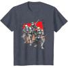 imageStar Wars Visions Anime The Duel Samurai Stormtrooper Trio TShirtHeather Blue