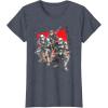 imageStar Wars Visions Anime The Duel Samurai Stormtrooper Trio TShirtHeather Blue