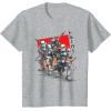 imageStar Wars Visions Anime The Duel Samurai Stormtrooper Trio TShirtHeather Grey